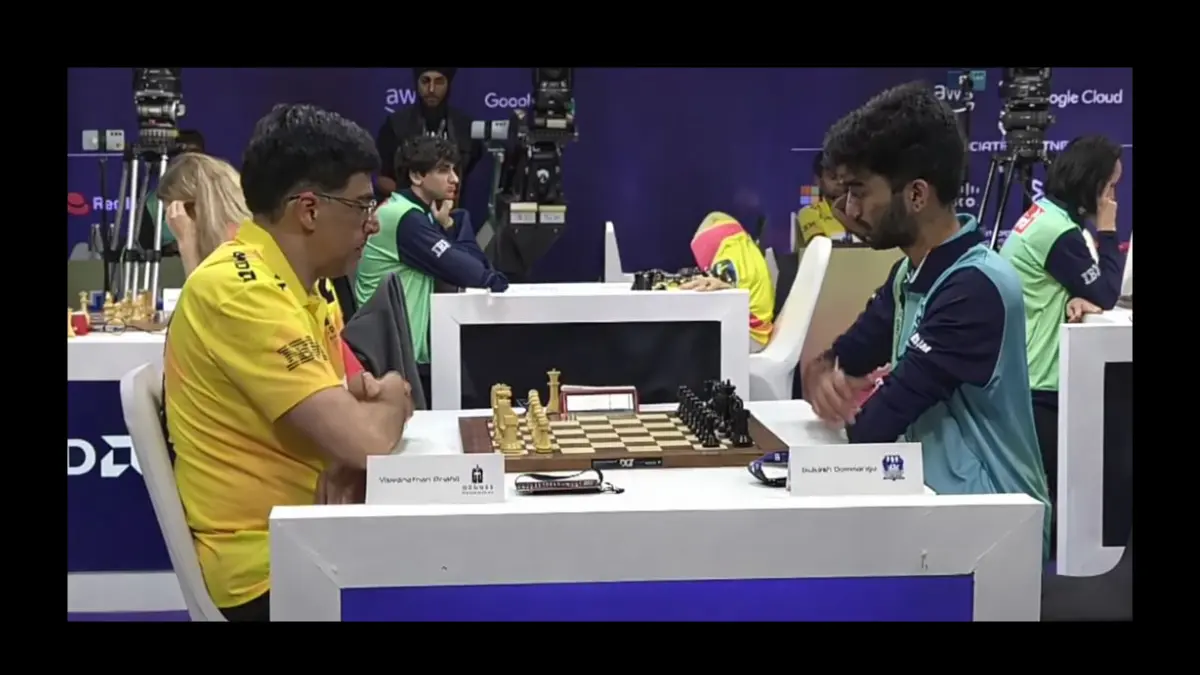 Global Chess League 2025 Day 3 Anand vs Gukesh Mumbai