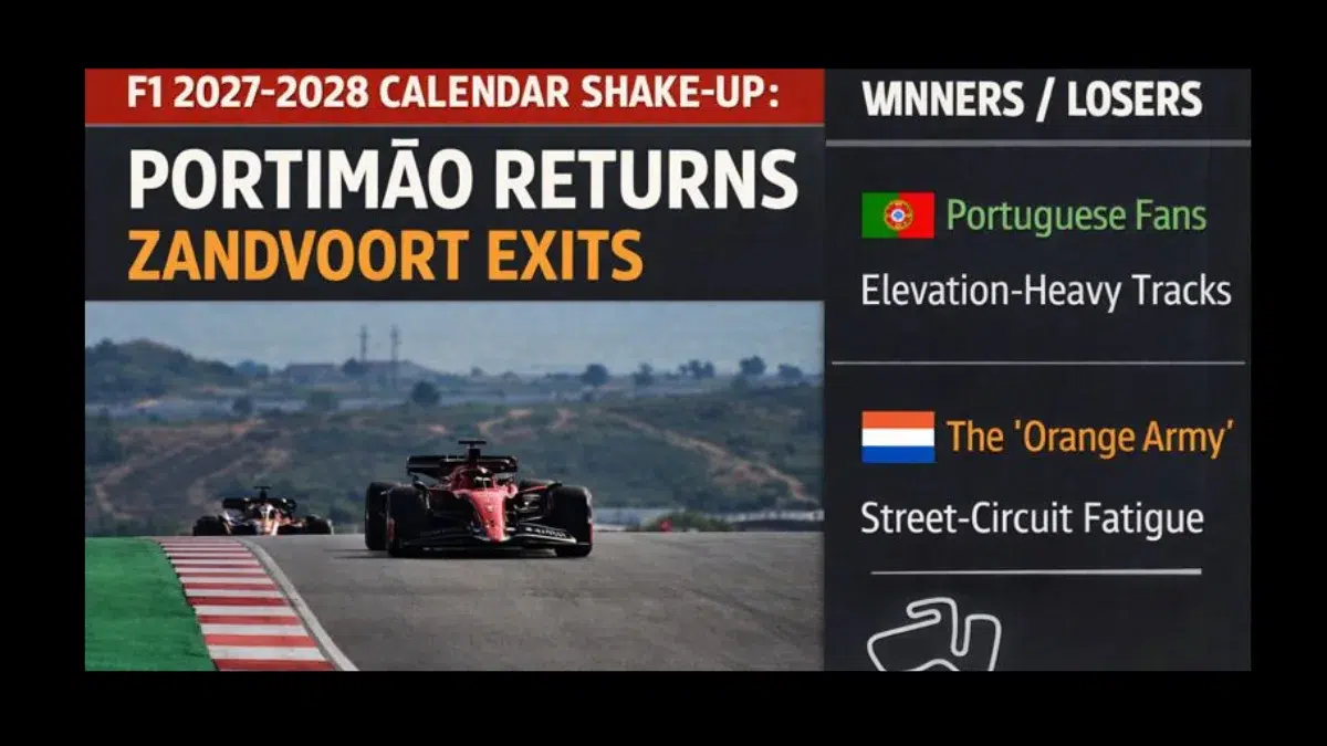 Elevation changes and flowing layout at Portimao F1 circuit