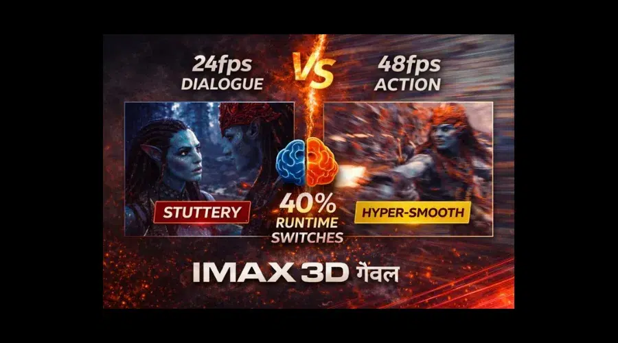 Avatar Fire and Ash 48fps vs 24fps IMAX 3D comparison