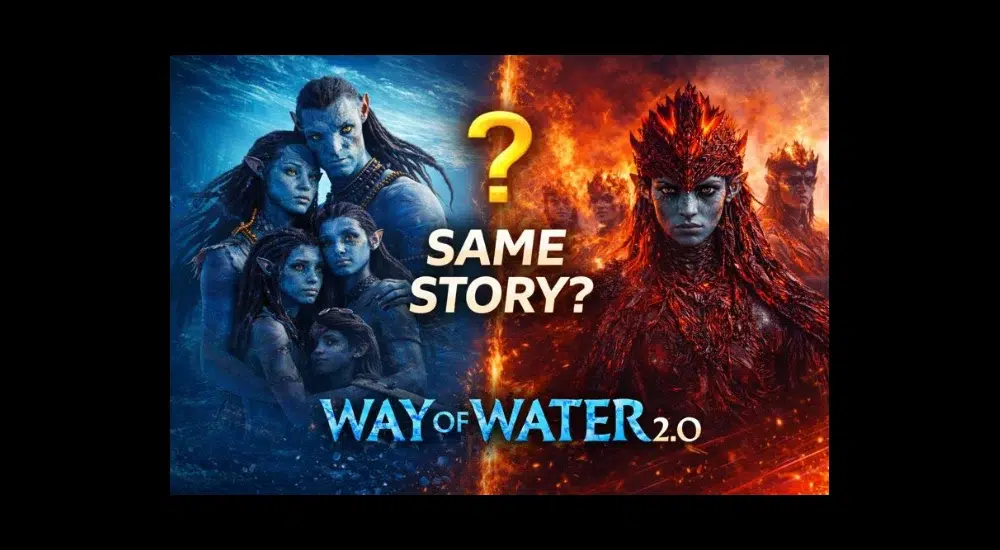Avatar Fire and Ash story formula comparison Way of Water